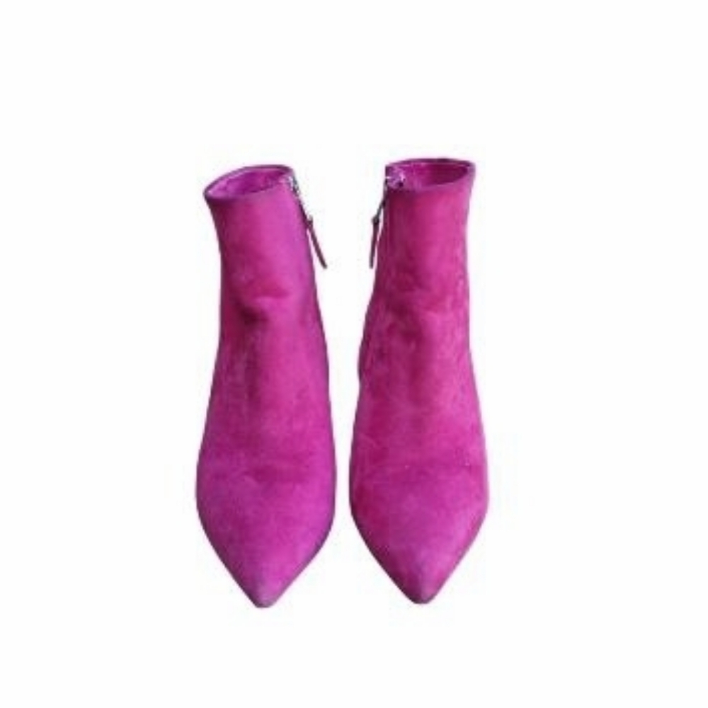 Sam Edelman Hot Pink High Heel Ankle Boot Ulyssa Ulissa Bootie Shoe Women 7 - Picture 4 of 10